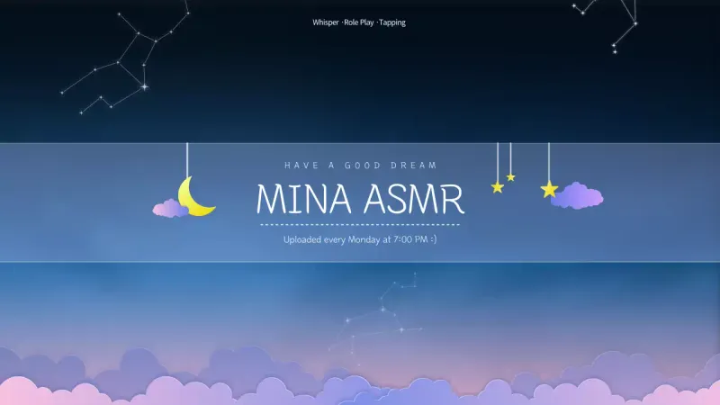 Blue Aesthetic Asmr Promotion YouTube Thumbnail