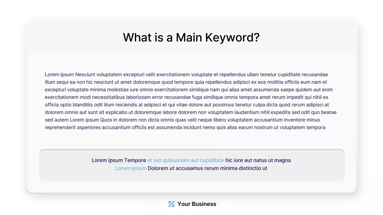 Blue Professional Business Plan Presentation