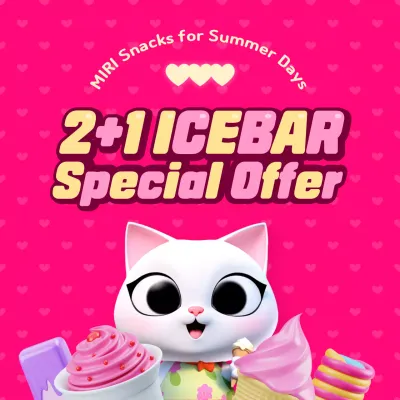 Promote a pink, cuddly ice cream discount