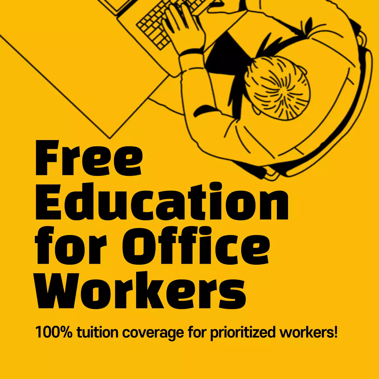 Red Simple Education Promotion Instagram Post