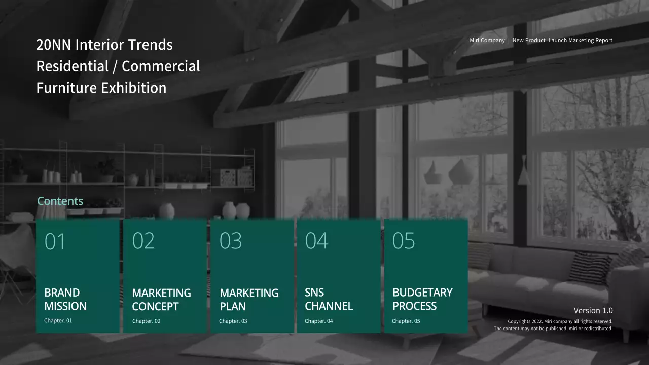 Dark Green Furniture Online Marketing Plan