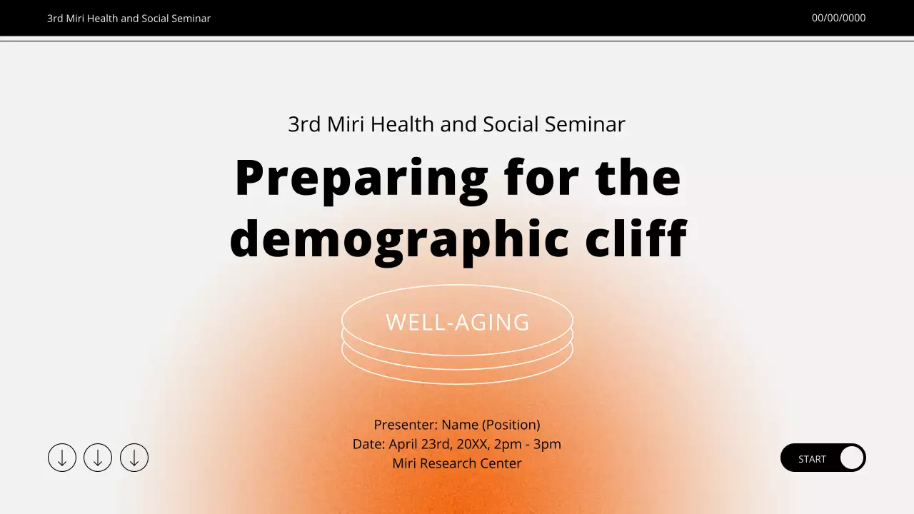 Orange Modern Demographic Seminar Presentation