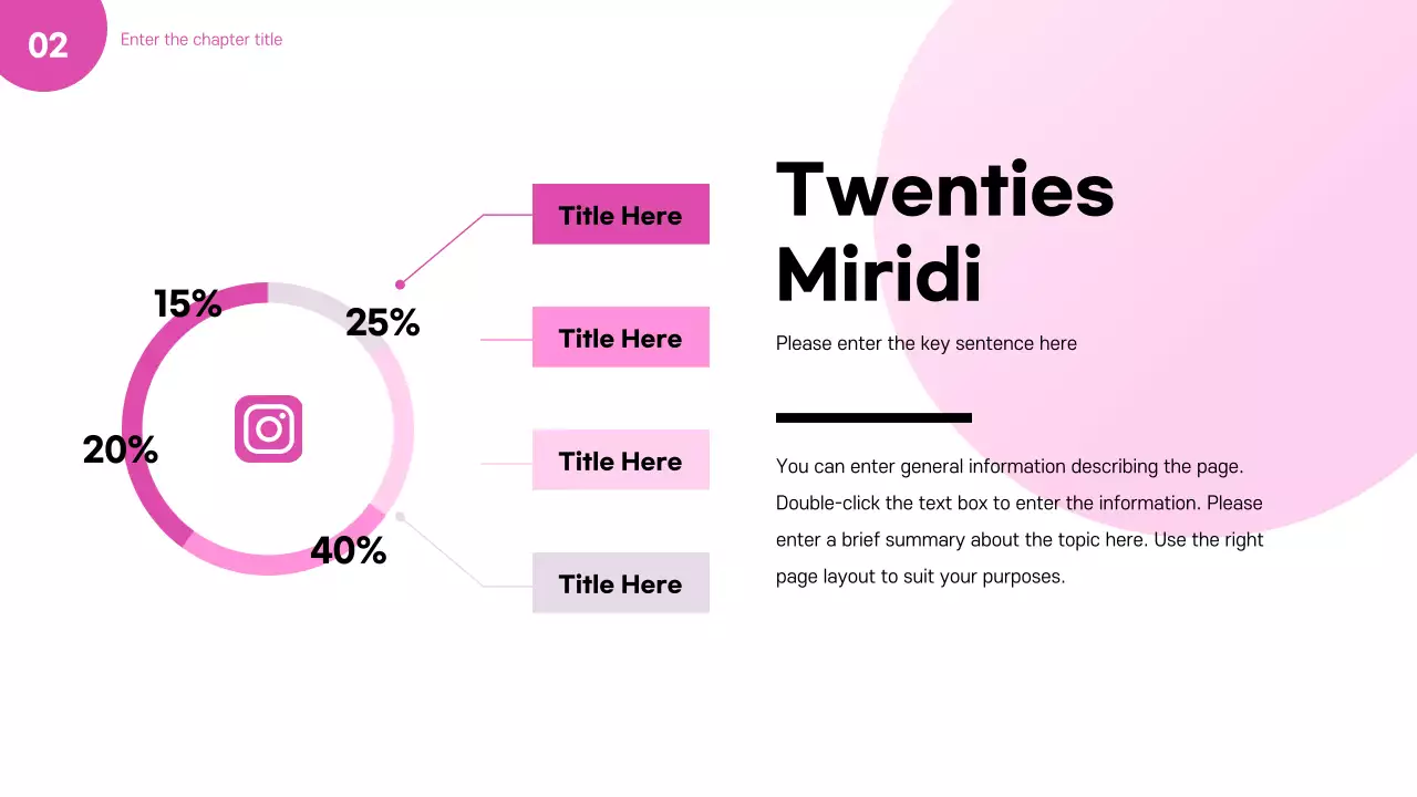 Coral Modern Beauty Presentation
