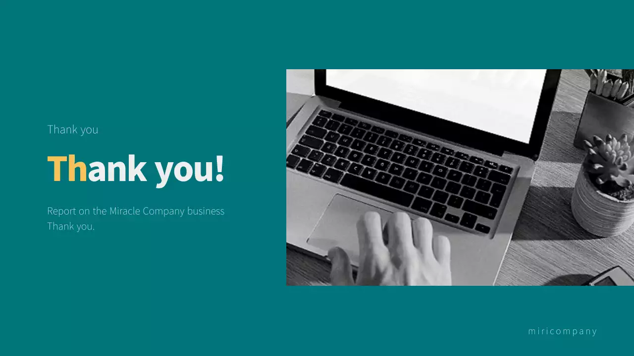 Teal Professional Business Report Presentation