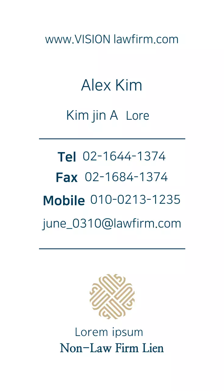 Danh thiếp hình học màu be