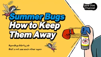 Yellow Comic Bugs Guide YouTube Thumbnail