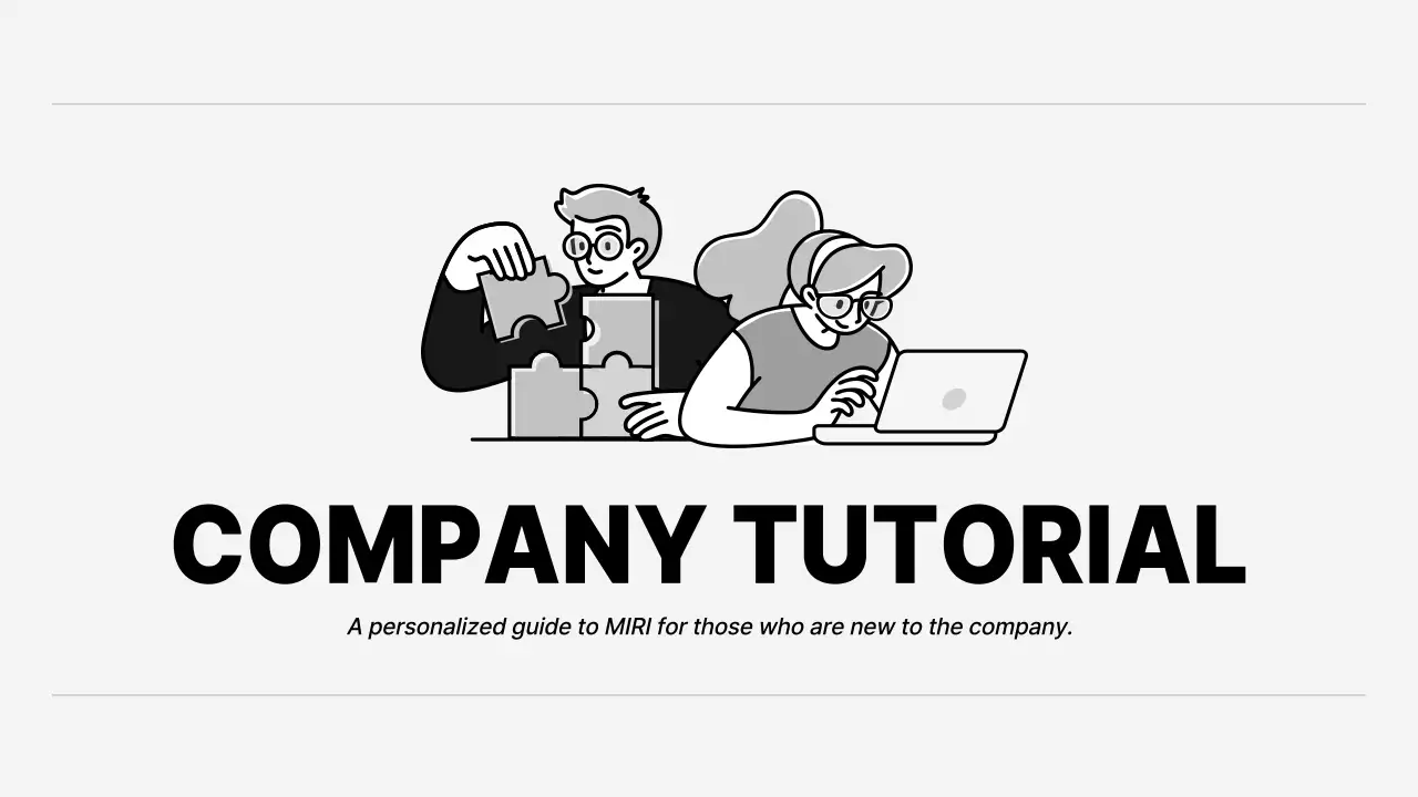 Grey Minimal Company Guide Presentation