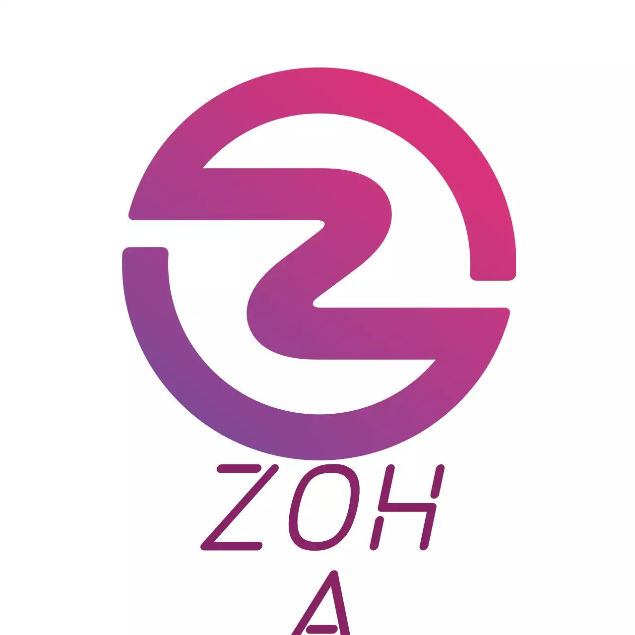 Pink Minimal Design Logo