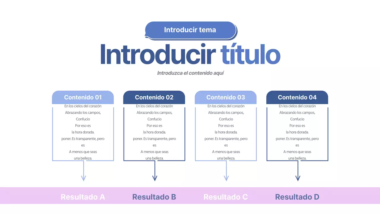 Bonita agenda conceptual en azul y rosa