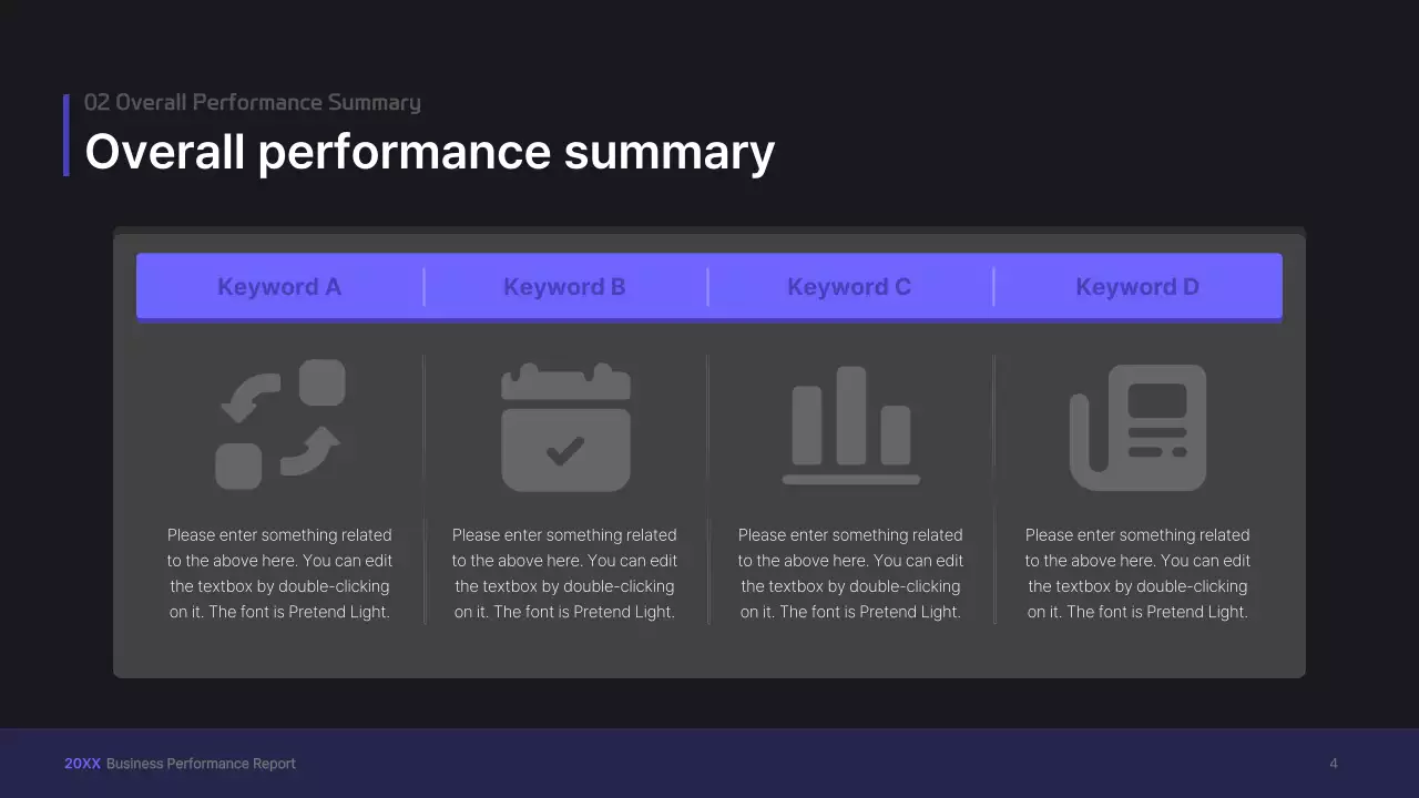 Purple, three-dimensional UI concept business presentation kit