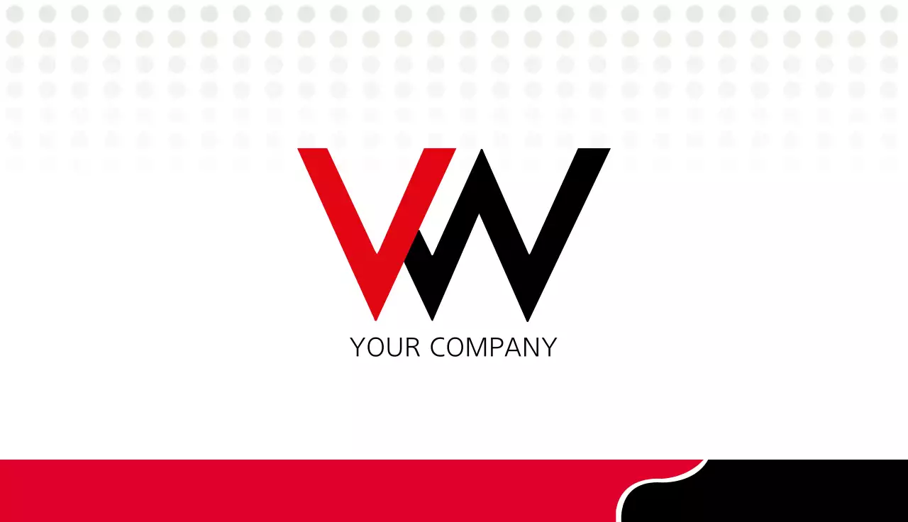 Red Modern Business Card