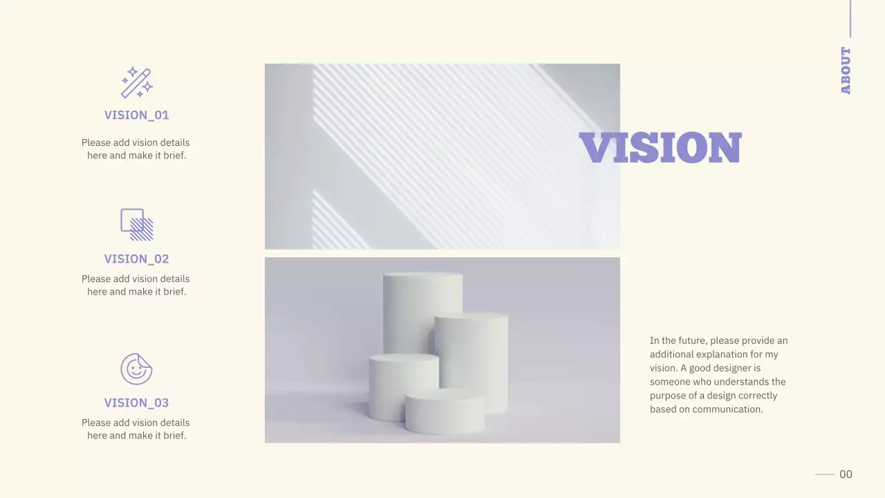 Purple Modern Design Portfolio Presentation