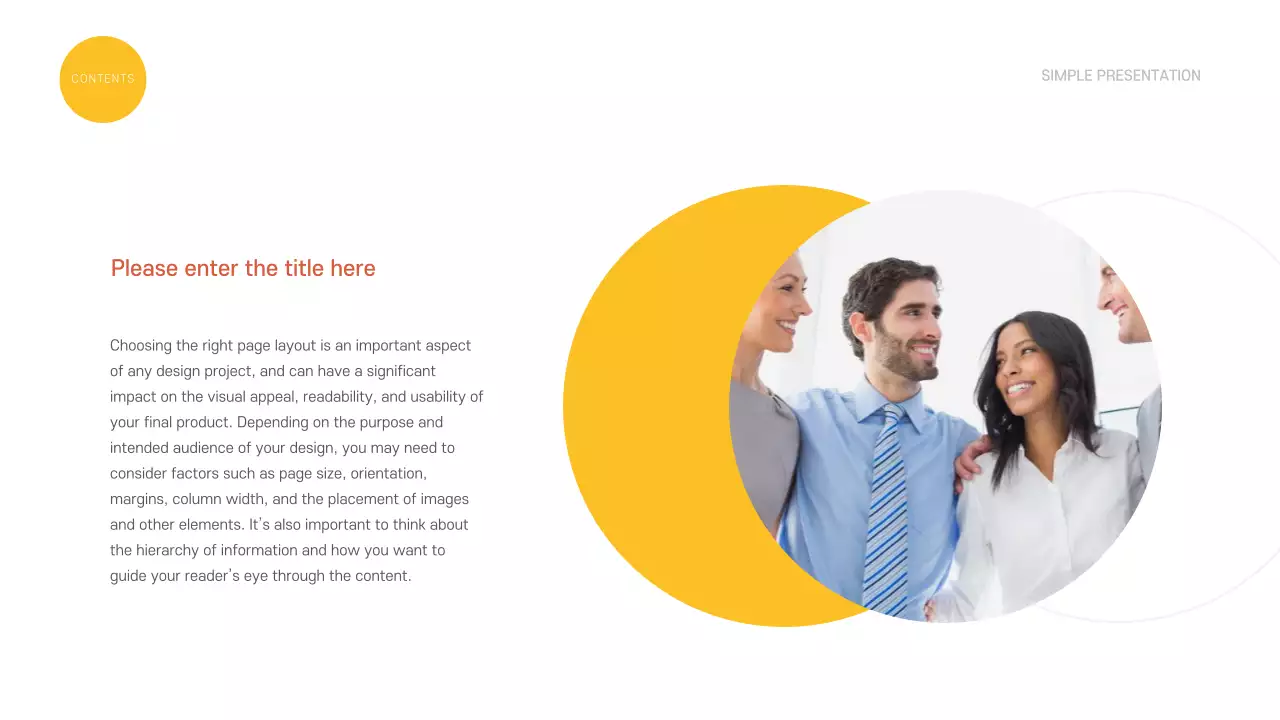 Simple presentations