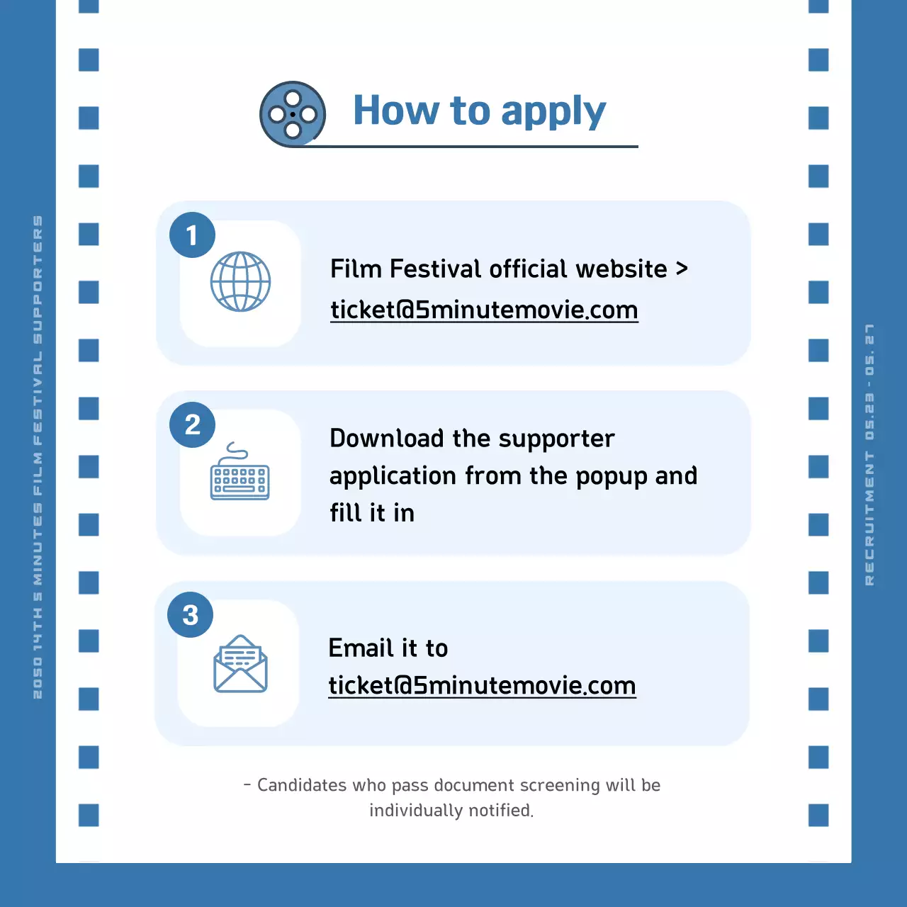 Black Modern Film Recruitment Instagram Carousel