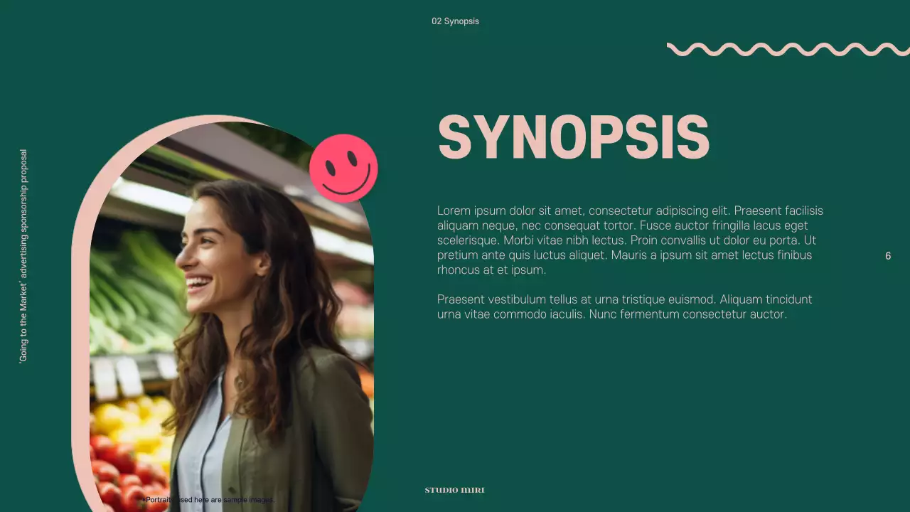 Yellow Modern Film Proposal Presentation