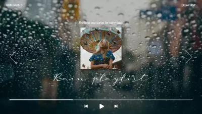 A playlist of sentimental, rainy day pop songs YouTube thumbnails