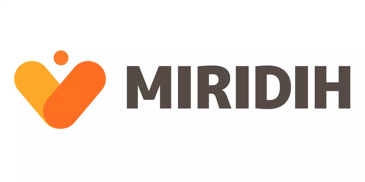 Welfare center logo with neighborhood concern slogan with yellow and orange symbol logo