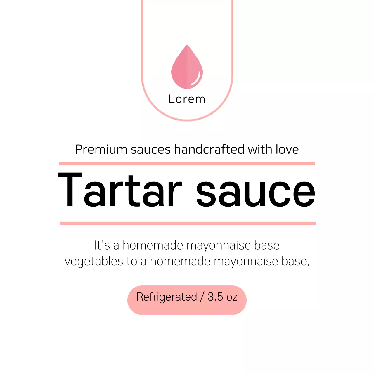 Saus karang gigi merah muda Saus buatan sendiri