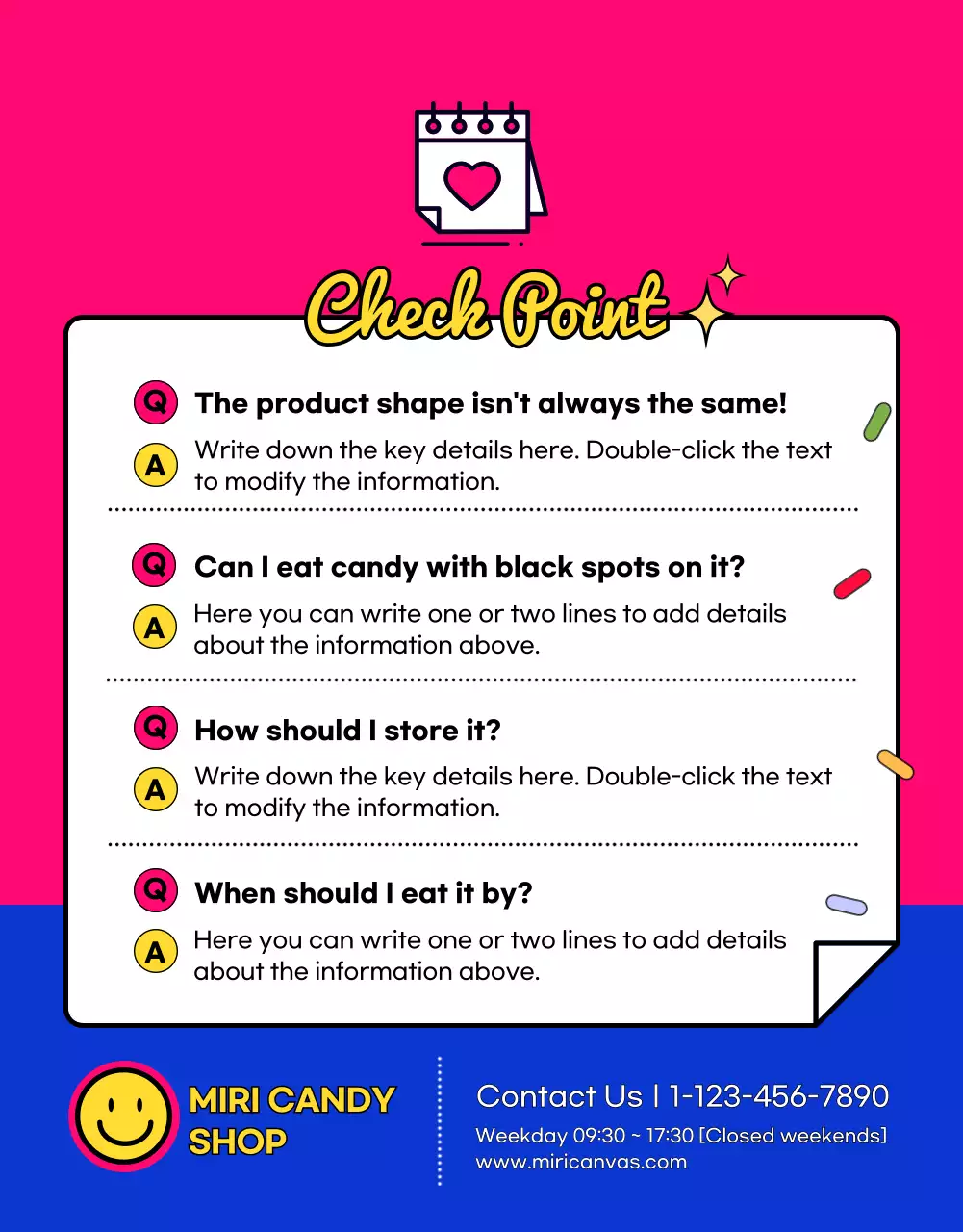 Memperkenalkan permen buatan tangan yang berwarna-warni dan kasual di acara tersebut