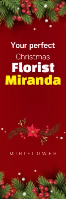 Banner de promoção de Natal tradicional vermelho