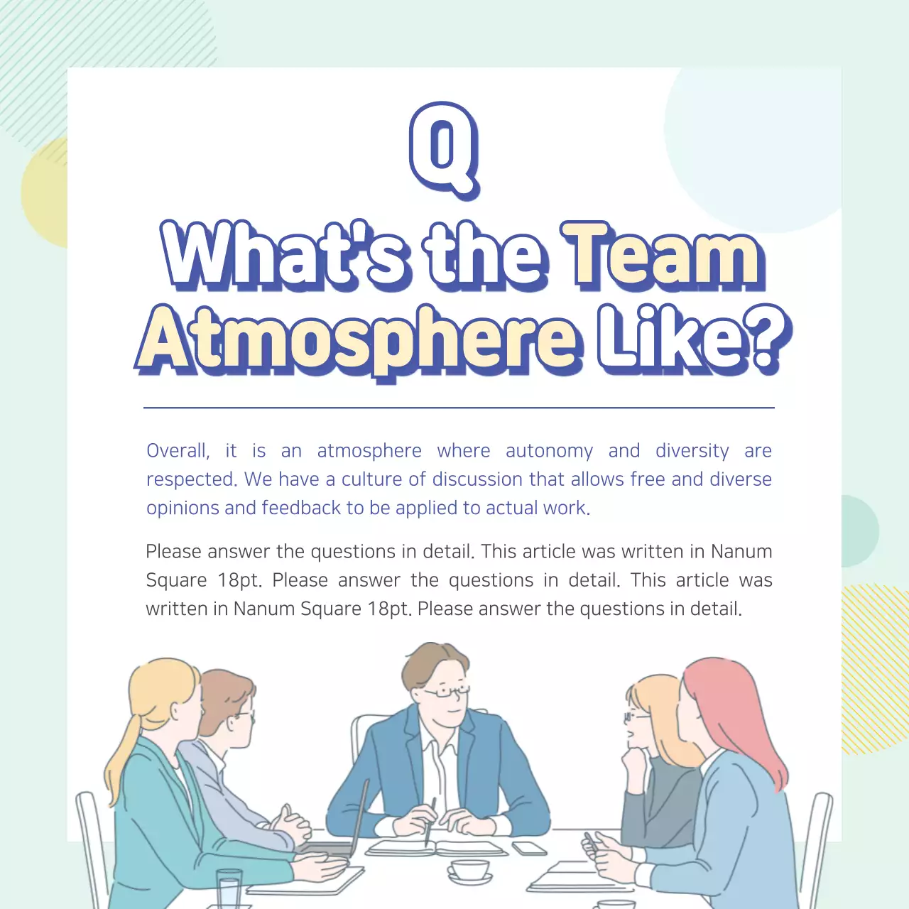 Blue Modern Employee Recruitment Guide Instagram Carousel