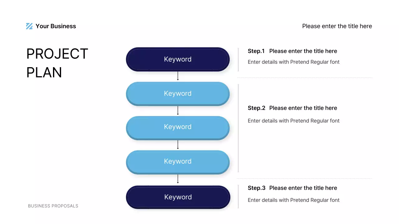 Blue Professional Business Plan Presentation