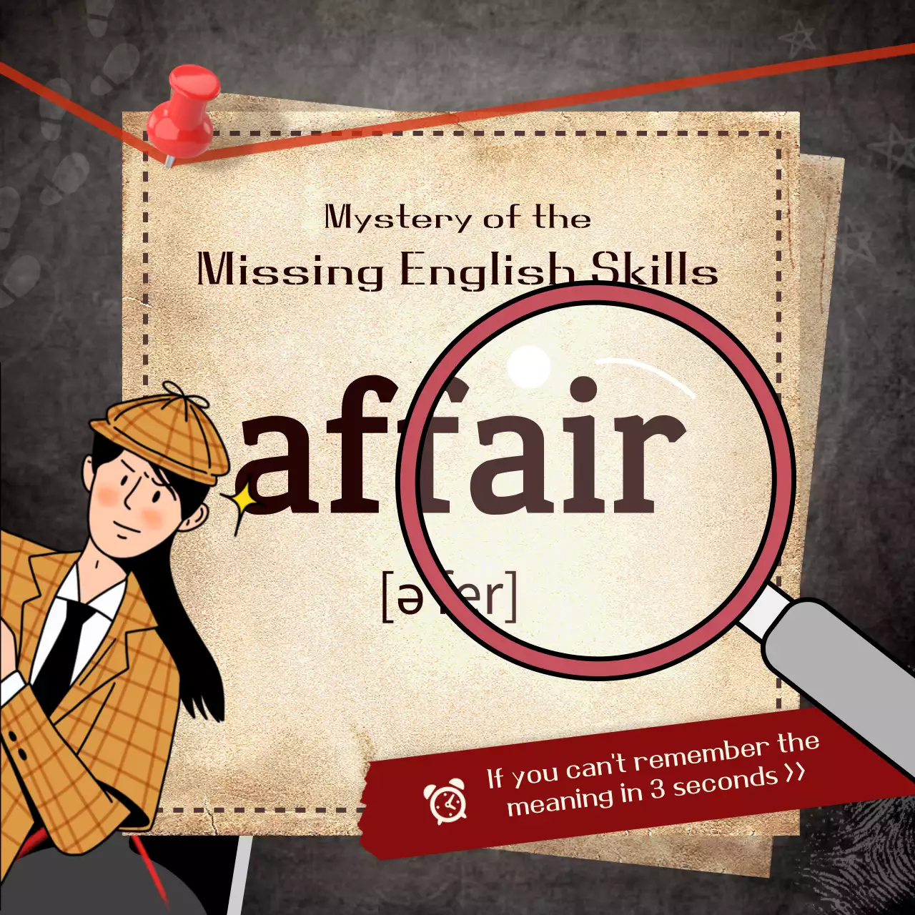 Beige Vintage Mystery Guide Instagram Carousel