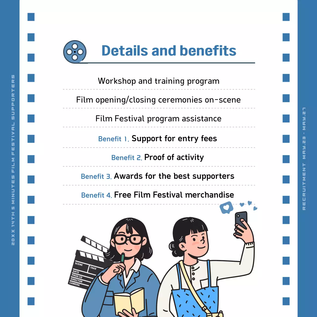 Black Modern Film Recruitment Instagram Carousel