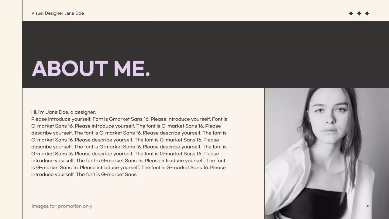 Beige Minimal Portfolio Resume Presentation