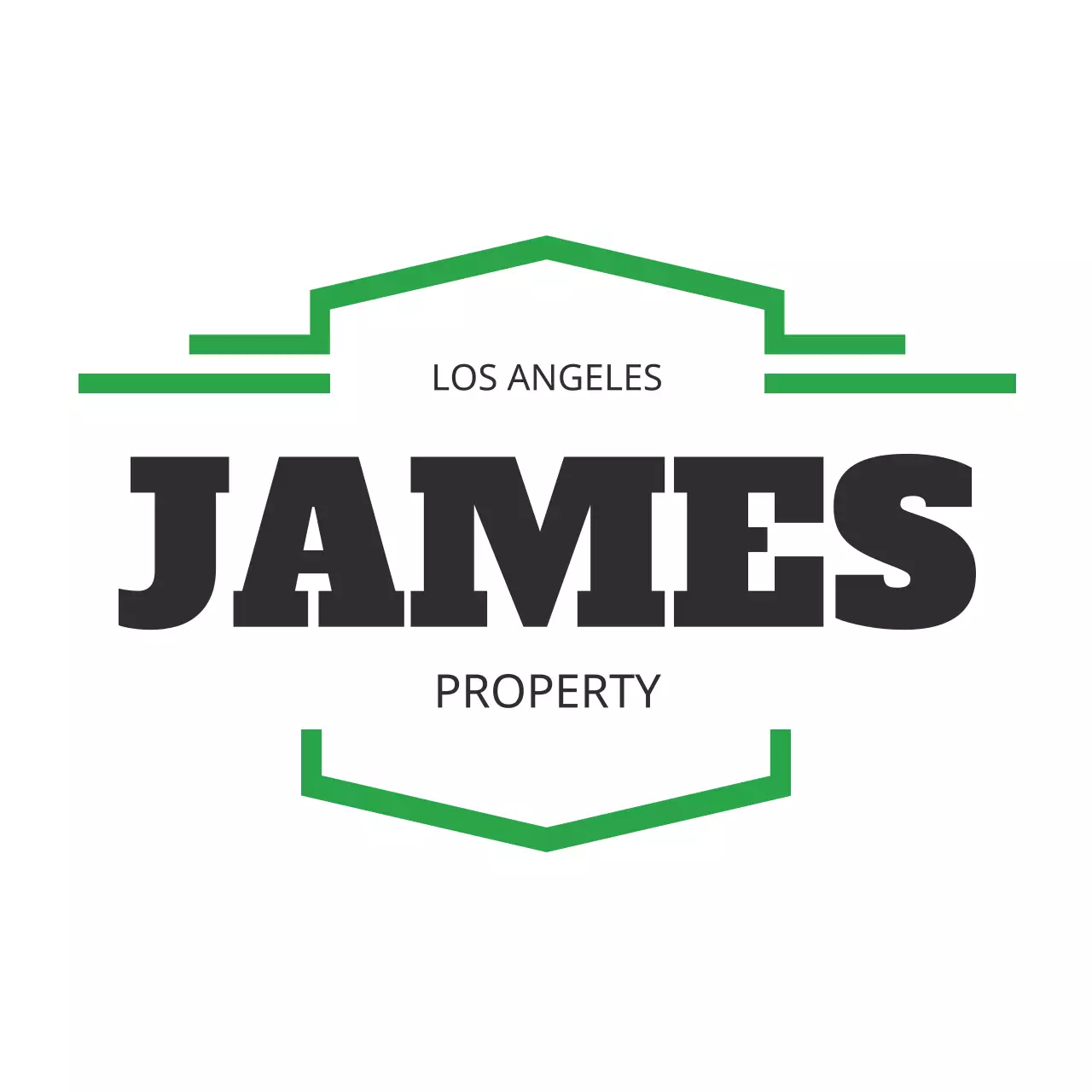 Green Bold Property Advertisement Logo