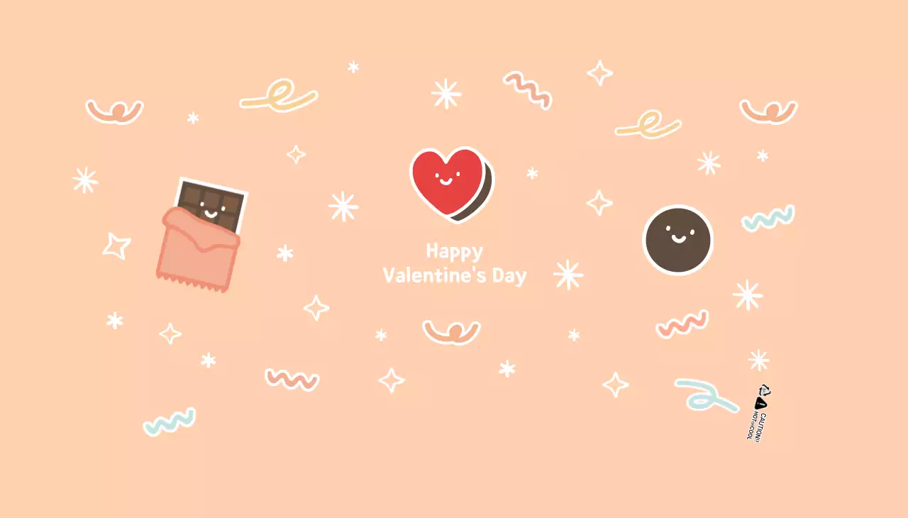 Pink Valentine Cute Chocolate Paper Cups