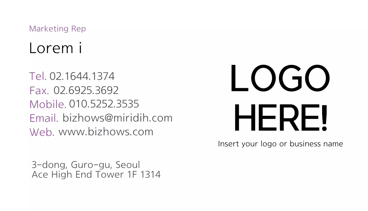 Kartu nama perusahaan