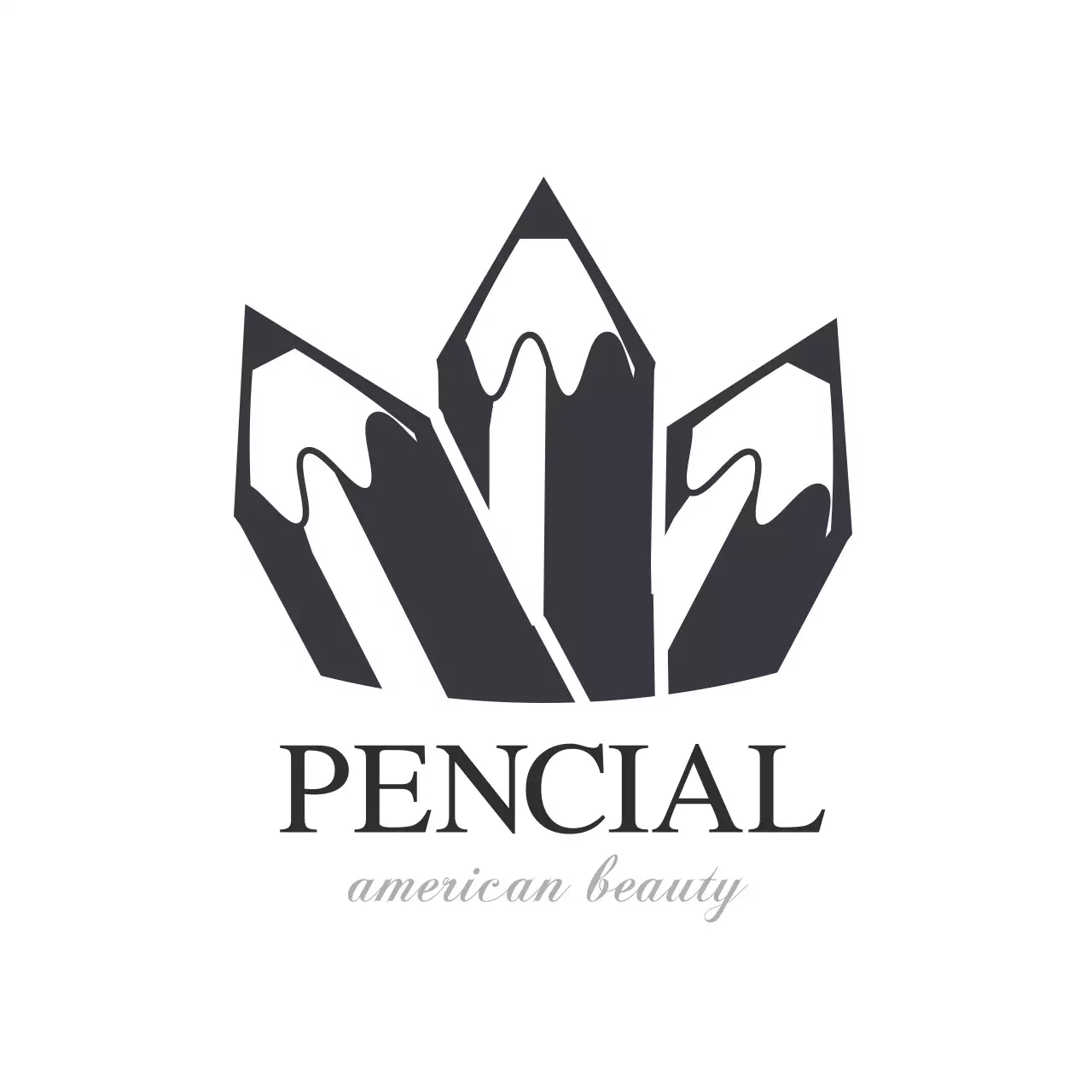 Black Minimal Design Logo