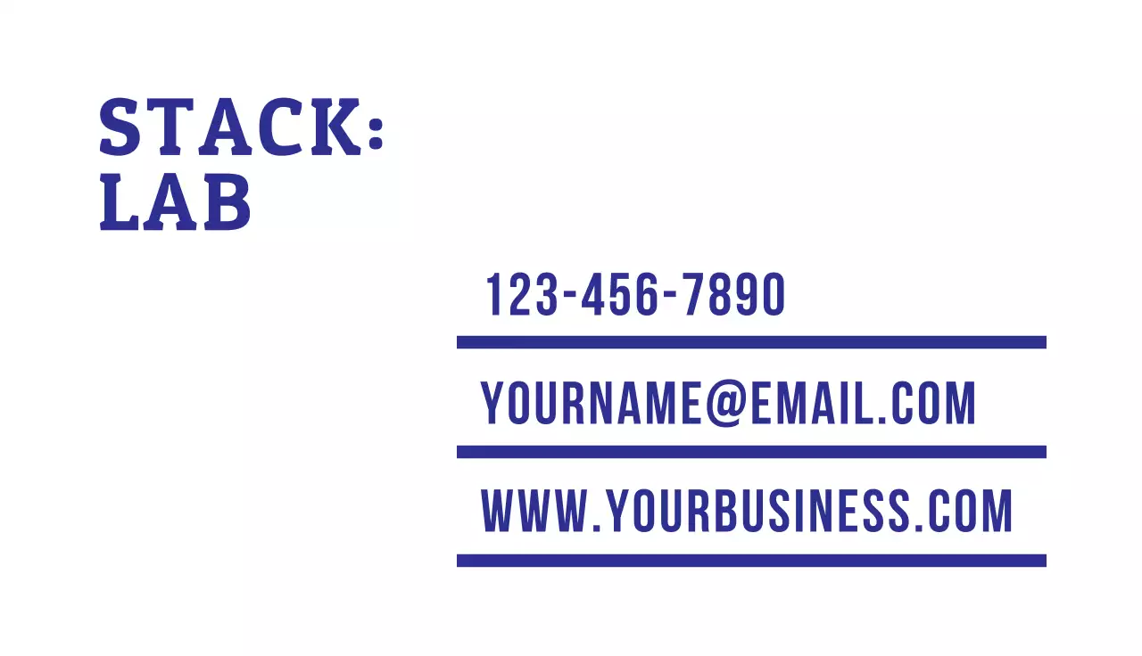 Corporate business cards