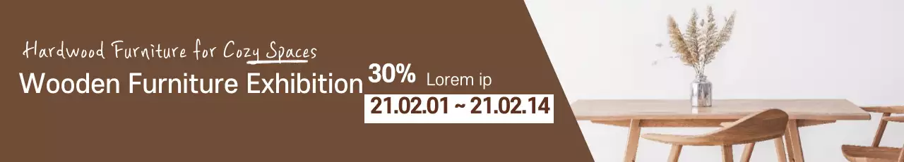 Brown PhotographyPromote a sale on clean furniture and decorative items.