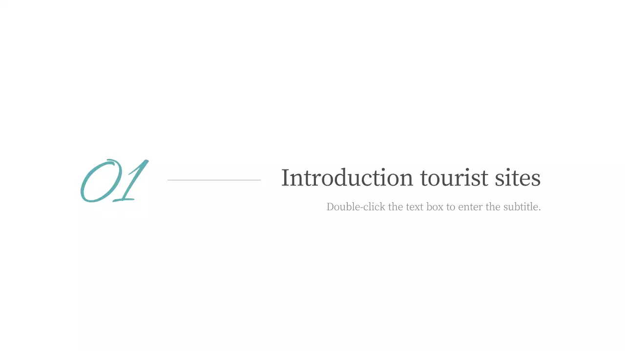 Teal Elegant Travel Guide Presentation