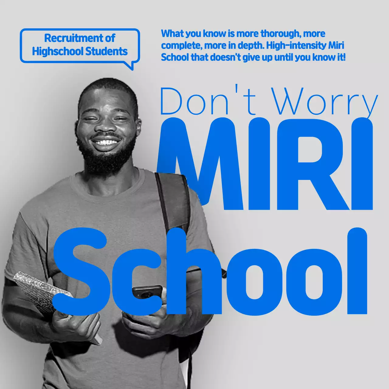 Orange Modern School Recruitment Instagram Post