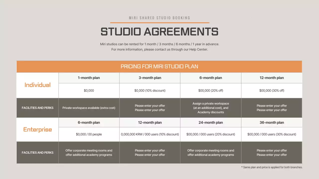 Grey Professional Studio Guide Presentation