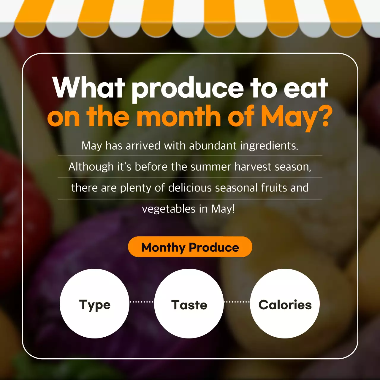 Green Modern Produce Promotion Instagram Carousel