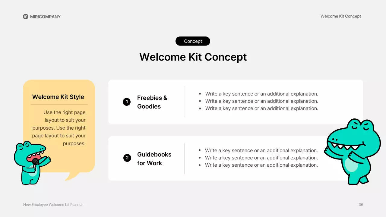 Teal Playful 직원 가이드 프레젠테이션