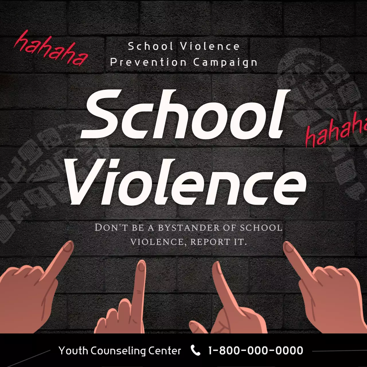 Campaign to End School Violence in Black and White