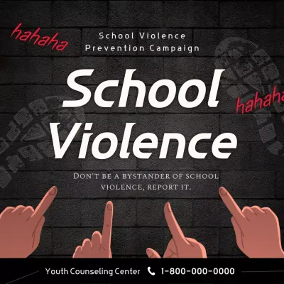 Campaign to End School Violence in Black and White