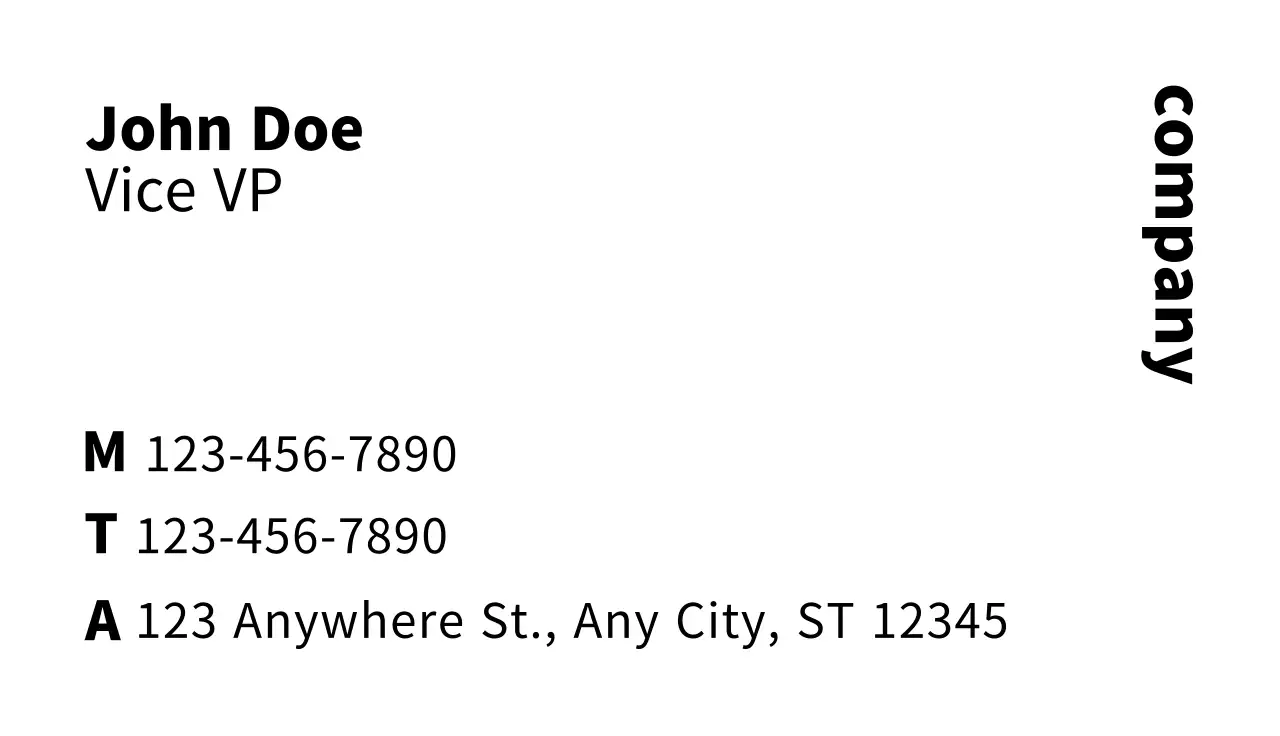 Company Business Card2