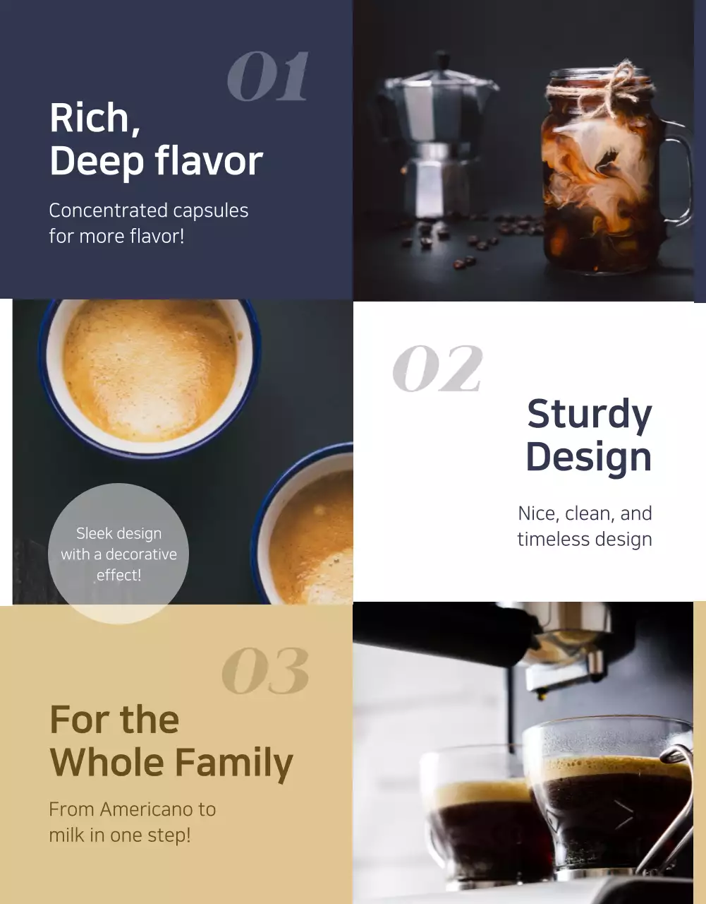 Black Modern Coffee Promotion Poster