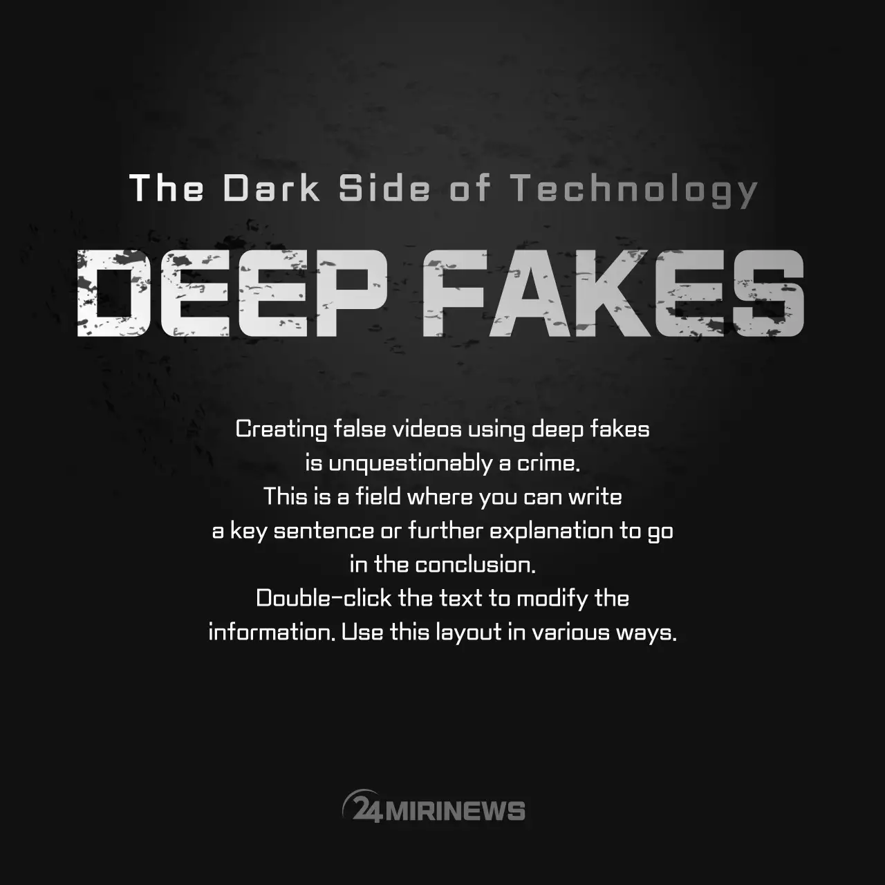 Neutral DeepFake CardNews