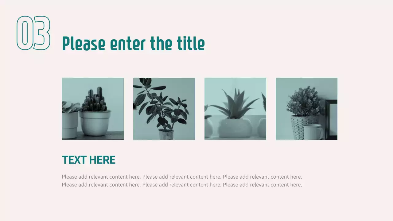 Teal Clean Business Presentation