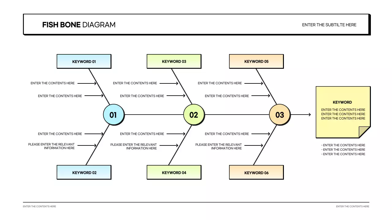 White Professional Diagram Guide Infographic