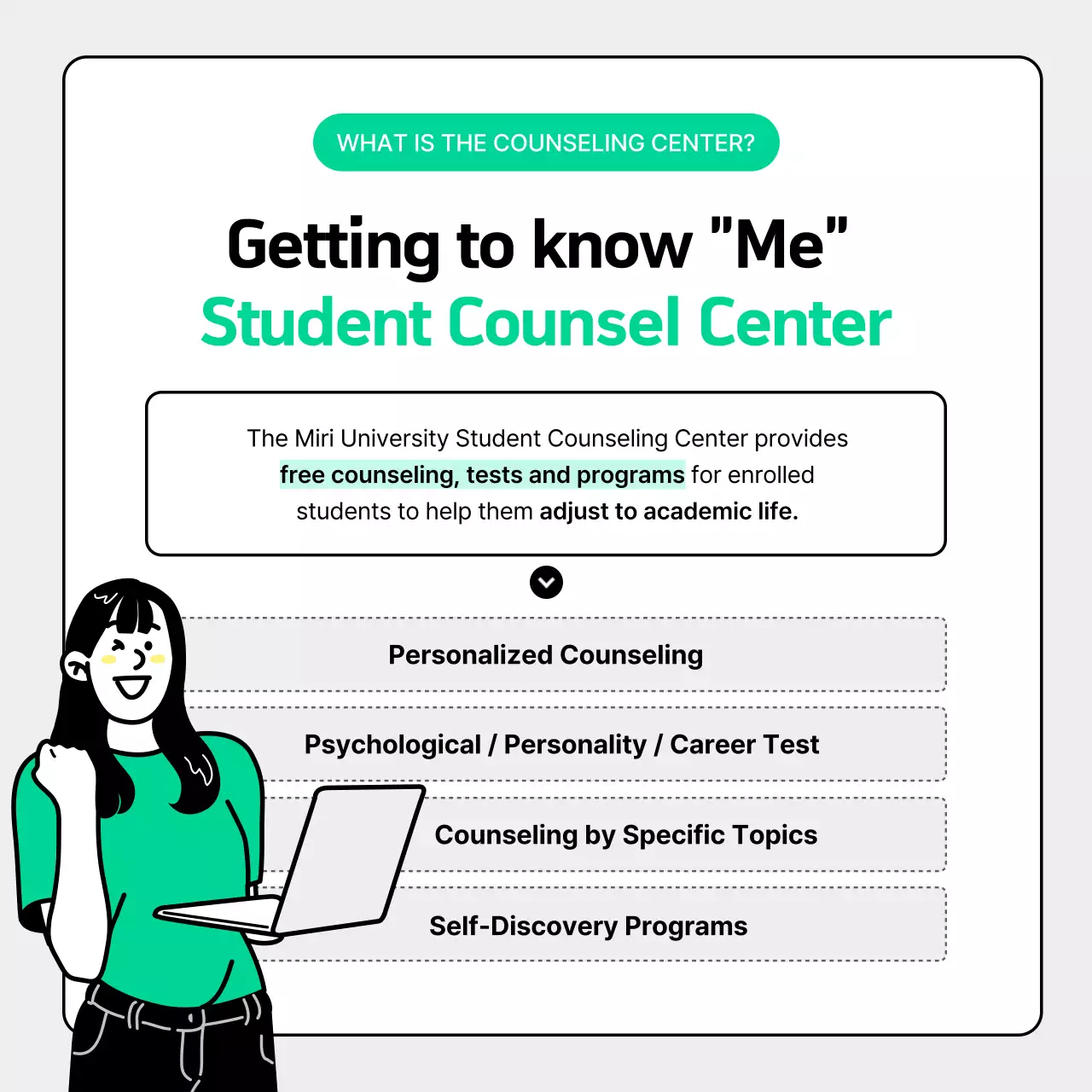 How to use the gray and green clean student help center