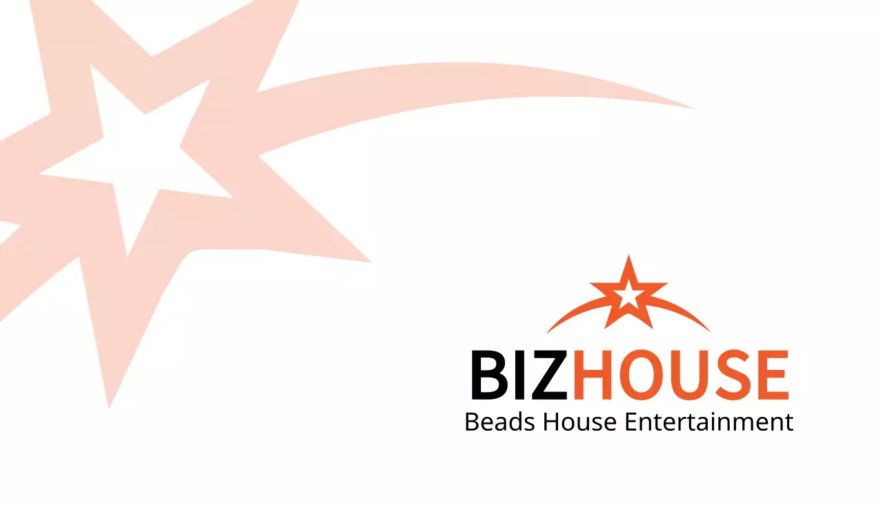 Orange Modern Business Card