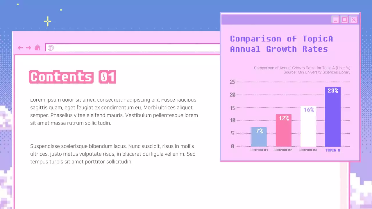 Presentasi Perencana Proyek Retro Ungu